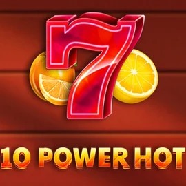 10 Power Hot slot visual from Amusnet Interactive available on spinnjoys.com