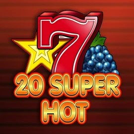 20 Super Hot logo by Amusnet Interactive at Spinjoys Casino