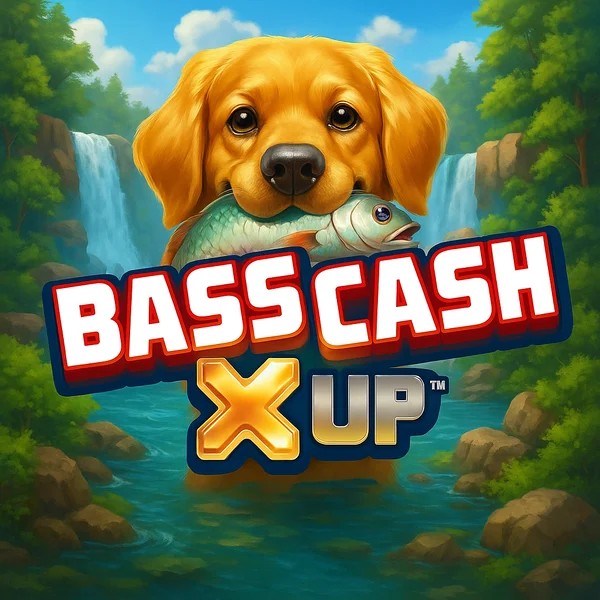 Bass Cash X UP slot icon by Alchemy Gaming, available at Spinjoys Casino