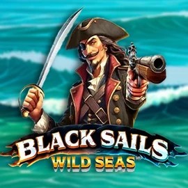 Official Slots logo: Black Sails Wild Seas by Infinity Dragon Studios at Spinjoys Casino