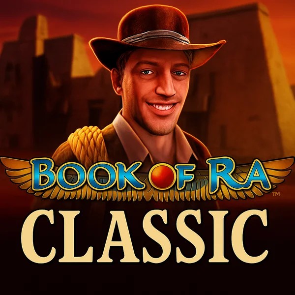 Slots logo of Book of Ra Classic from Novomatic at Spinjoys Casino