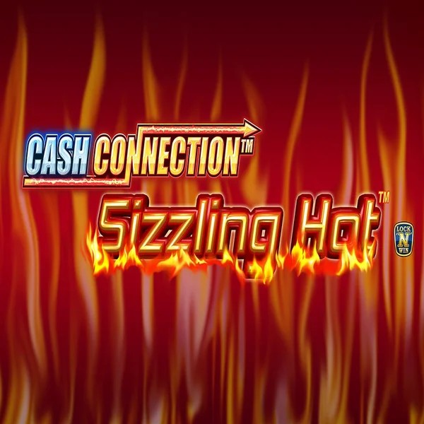 Cash Connection Sizzling hot logo by Novomatic at Spinjoys Casino