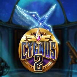 Cygnus 2 slot logo by ELK Studios at Spinjoys Casino