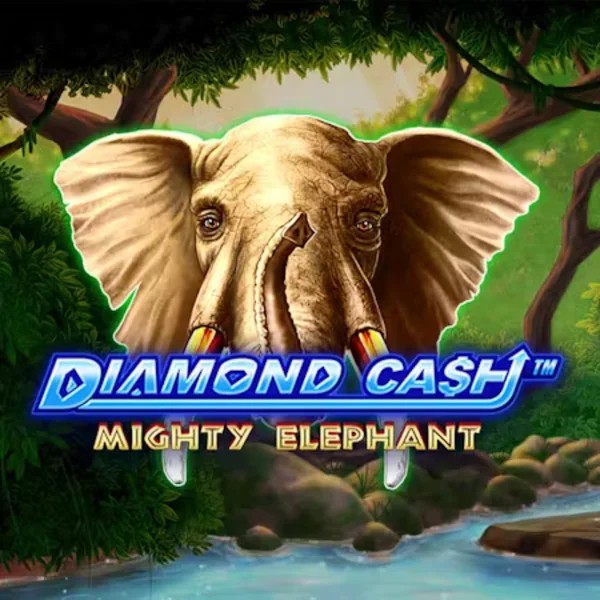 Diamond Cash Mighty Elephant casino game by Greentube – featured logo at Spinjoys Casino