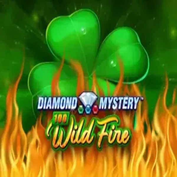 Diamond Mystery 100 Wild Fire slot icon by Greentube, available at Spinjoys Casino