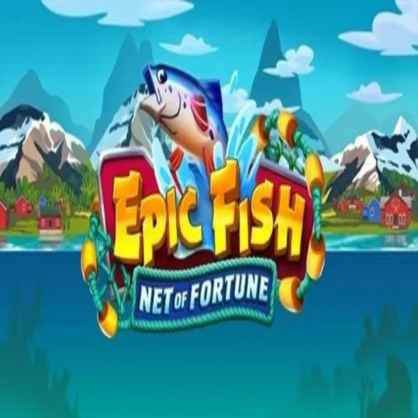 Epic Fish Net of Fortune game by Quickspin – logo hosted on Spinjoys Casino