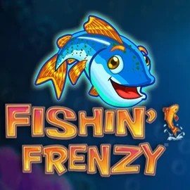 Fishin Frenzy logo by Blueprint Gaming Spinjoys Casino