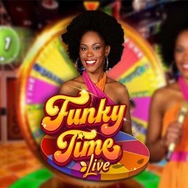 Funky Time game by Evolution – logo hosted on Spinjoys Casino