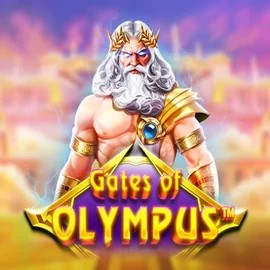 Gates of Olympus logo by Pragmatic Play at Spinjoys Casino