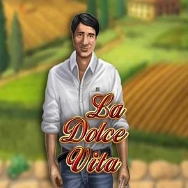 La Dolce Vita logo by Gamomat at Spinjoys Casino