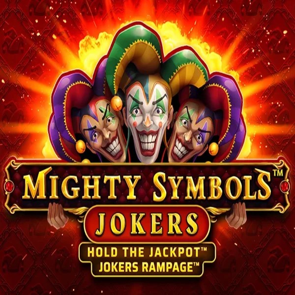 Mighty Symbols Joker slot logo by Wazdan at Spinjoys Casino