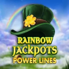 Rainbow Jackpots Power Lines game by Red Tiger Gaming – logo hosted on Spinjoys Casino