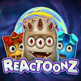 Official Slots logo: Reactoonz by Play'n GO at Spinjoys Casino