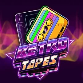 Try Retro Tapes slot by Push Gaming on spinnjoys.com – logo image