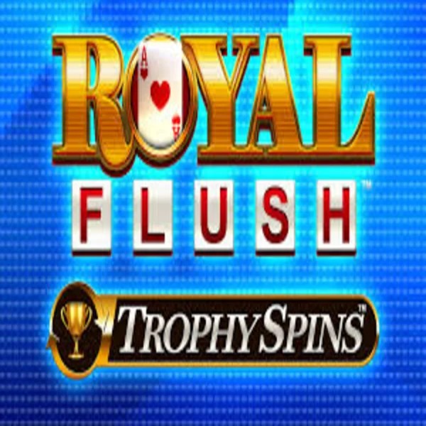 Royal Flush Trophy Spins casino game by Greentube – featured logo at Spinjoys Casino