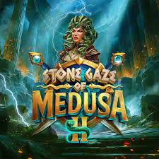 Slots logo of Stone Gaze of Medusa 2 from Stakelogic at Spinjoys Casino