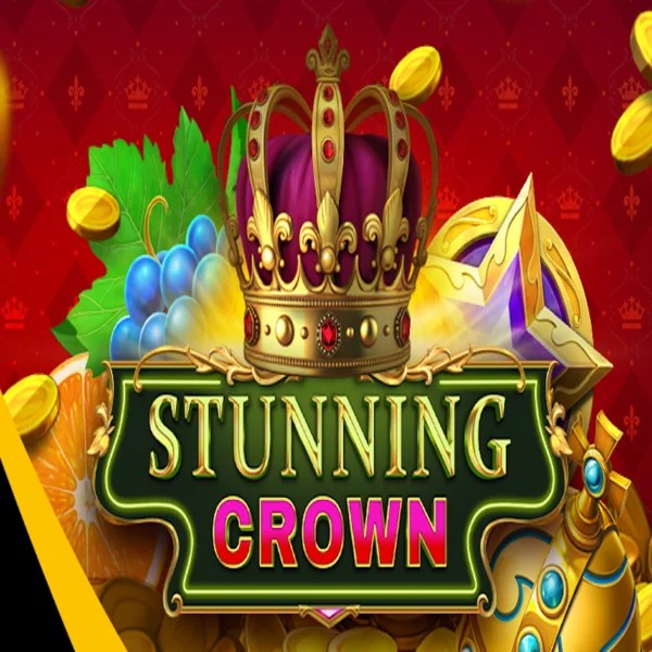 Stunning Crown slot visual from BF Games available on spinnjoys.com