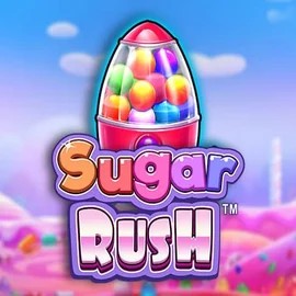 Sugar Rush game by Pragmatic Play – logo hosted on Spinjoys Casino