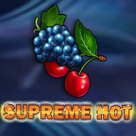 Supreme Hot slot logo by Amusnet Interactive at Spinjoys Casino