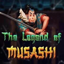 Official Slots logo: The Legend of Musashi by Peter & Sons at Spinjoys Casino
