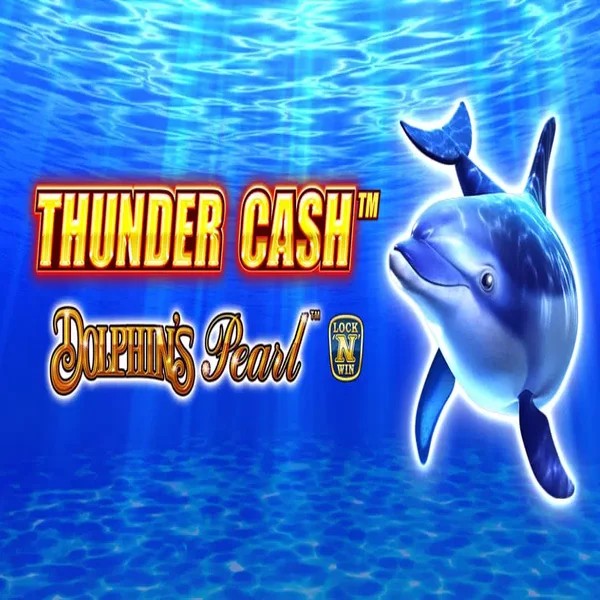 Thunder Cash Dolphins Pearl game by Novomatic – logo hosted on Spinjoys Casino