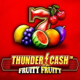 Thunder Cash Fruity Fruity logo – Slots by Novomatic at Spinjoys Casino